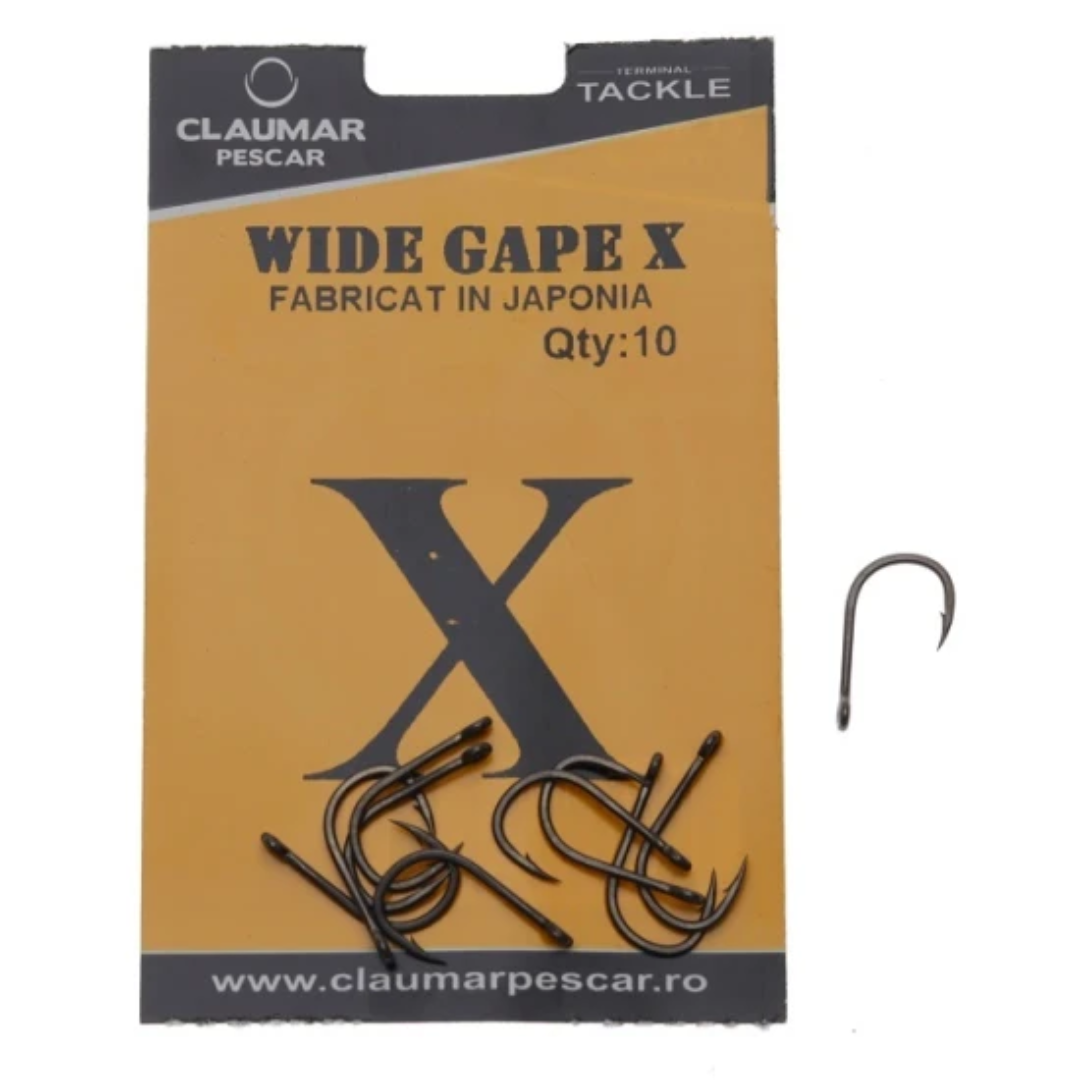 Anzuelo Claumar Wide Gape X N.º 4 10Und