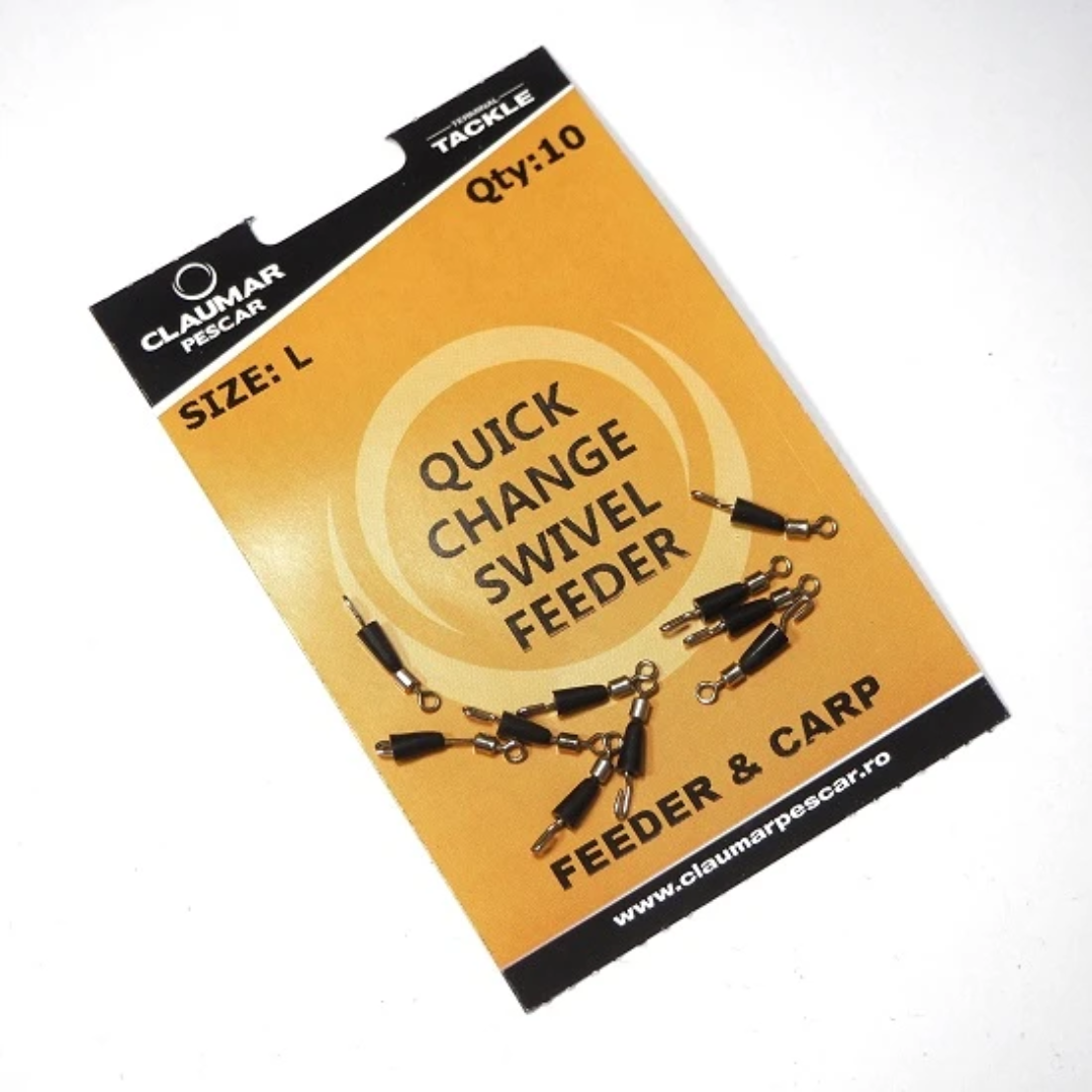 Emerillones Claumar Quick Change Swivel Feeder 10Und S