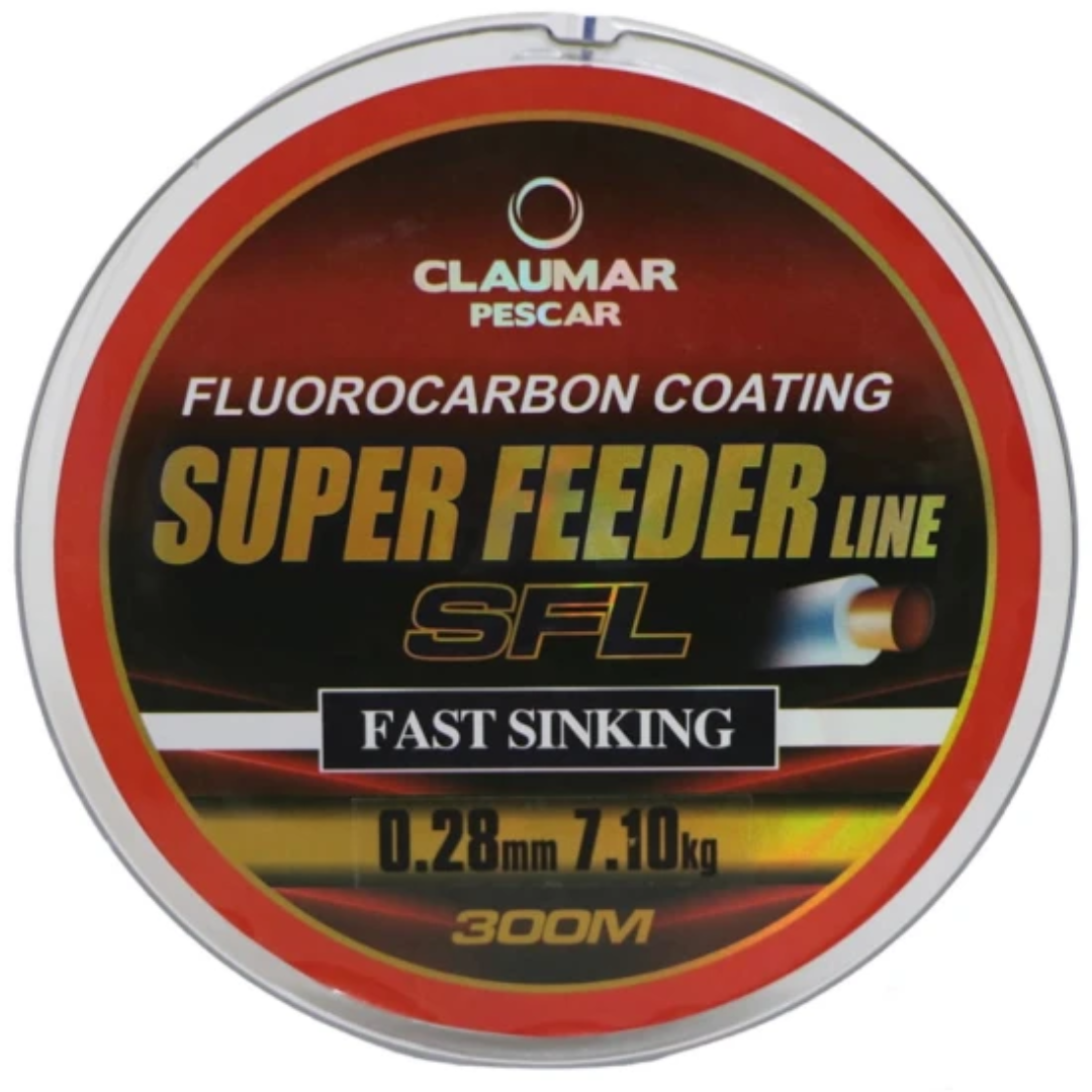 Hilo Monofilamento Claumar Super Feeder LIne SFL 0.20mm 3.60kg 300m
