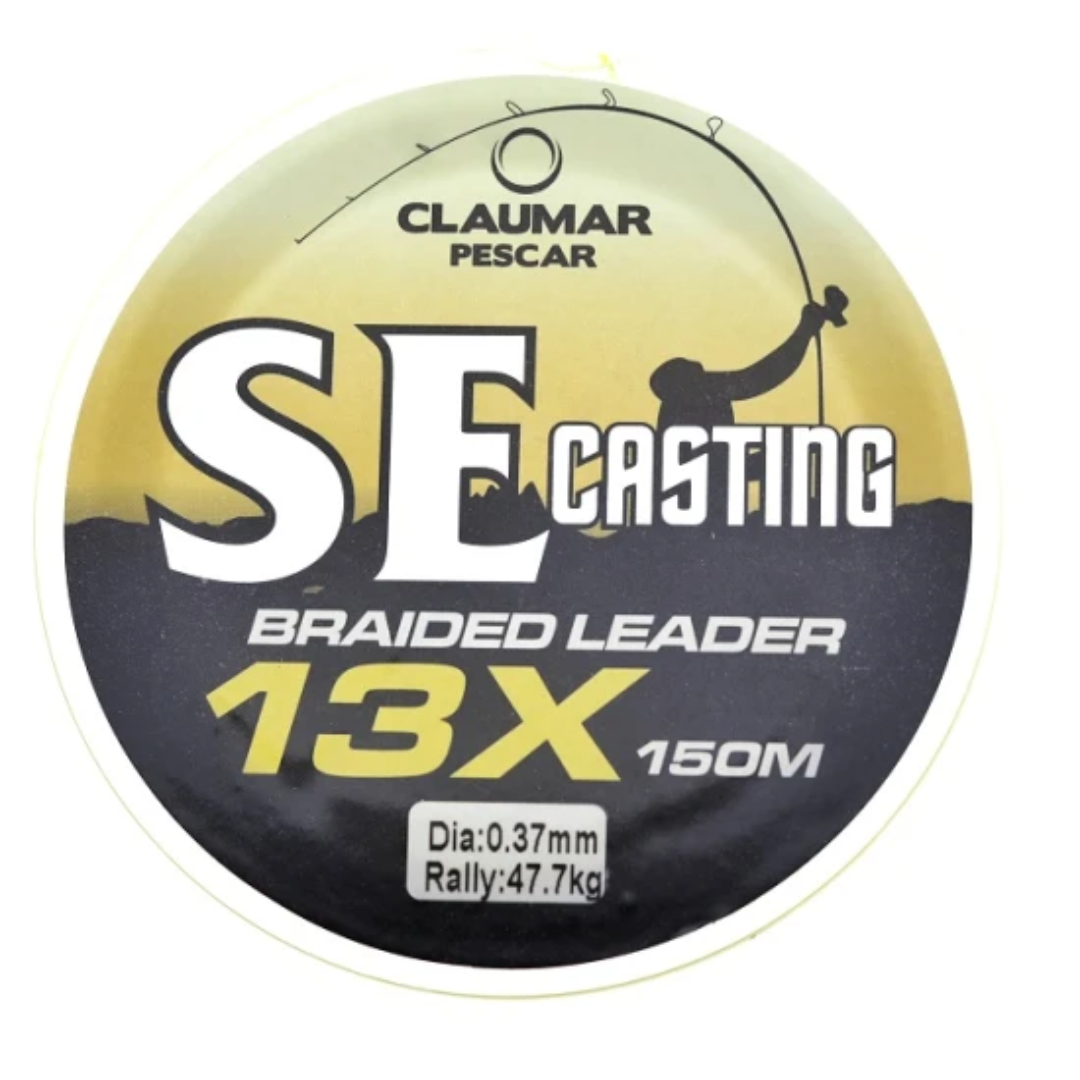 Hilo Trenzado Especial Para Hacer Puentes Claumar  13X Braided Leader SE CASTING 150M 31.1Kg  0.35MM
