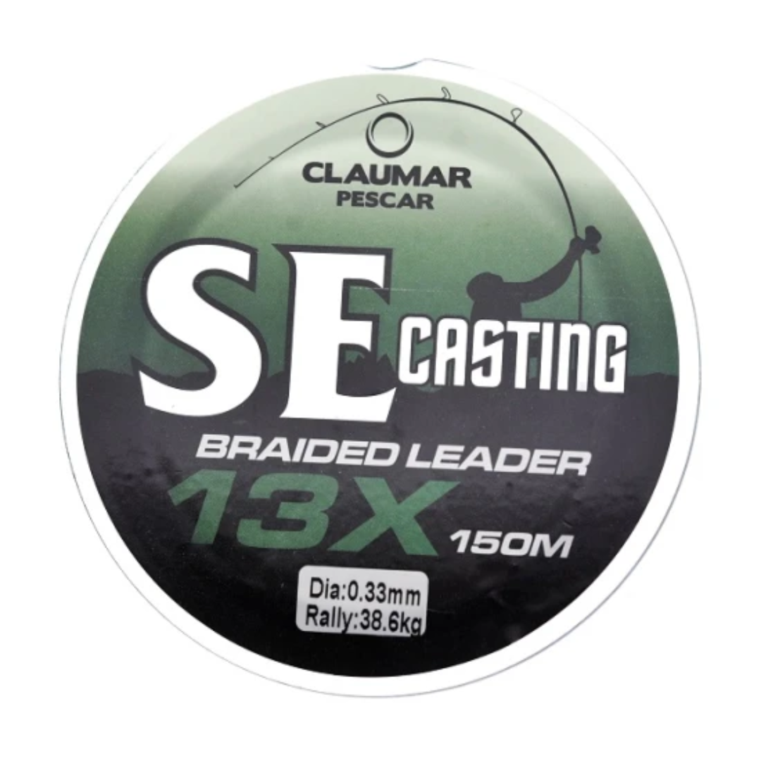 Hilo Trenzado Especial Para Hacer Puentes Claumar  13X Braided Leader SE CASTING 150M 18.8Kg  0.25MM