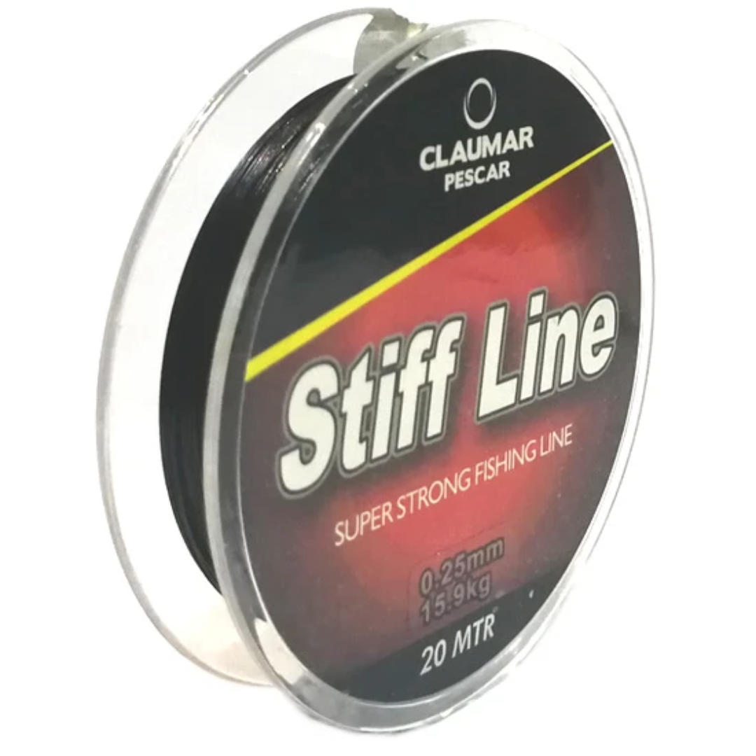 Hilo Trenzado Recubierto De Teflón Claumar Pescar Stiff Line 20M 0.12MM 6.8KG