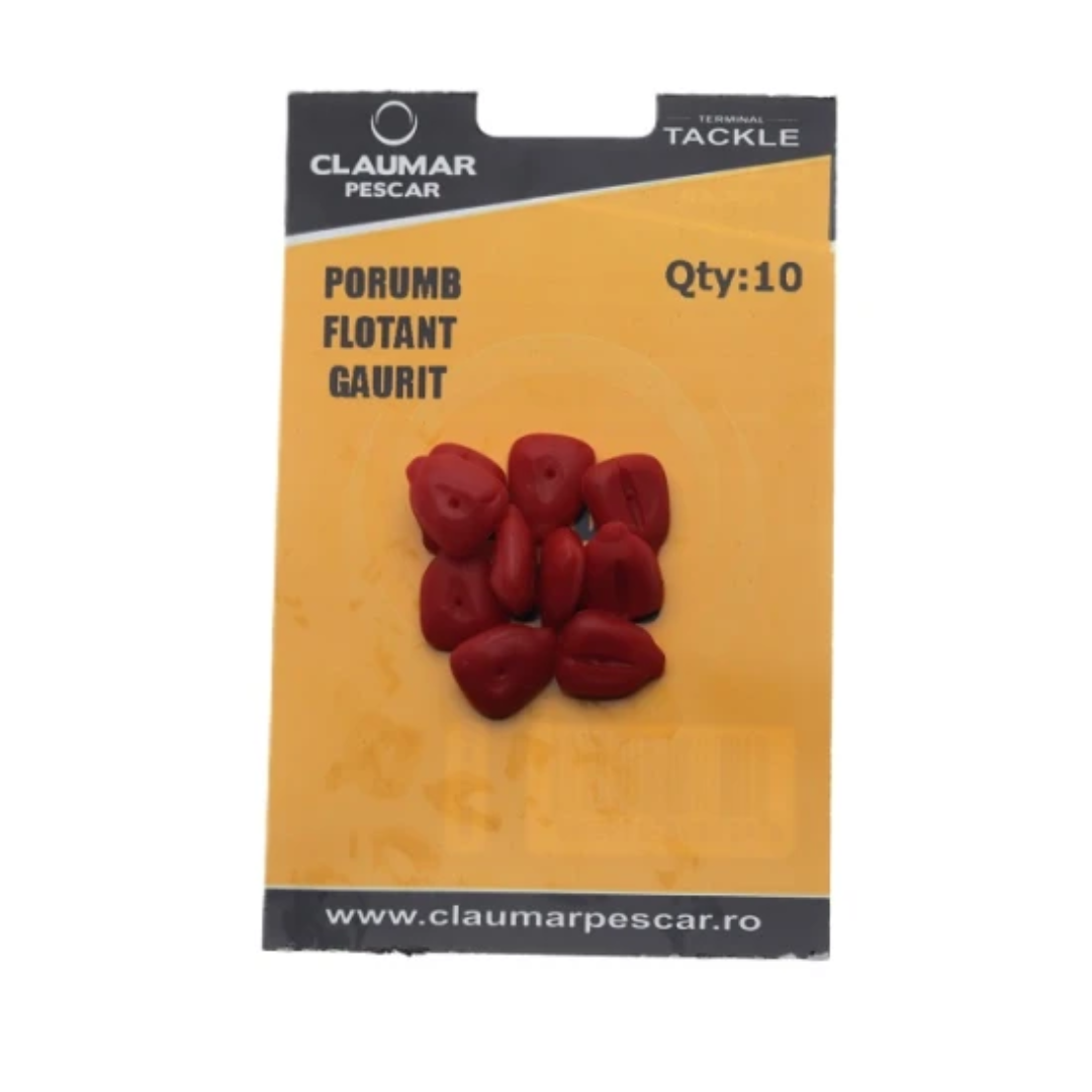 Maíz Flotante Perforado Claumar 10und Rojo