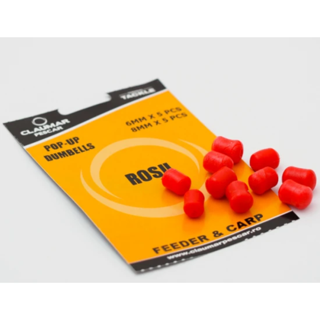 Pop Up Dumbells Claumar 10Und(5x6mm-5x8mm) Rojo