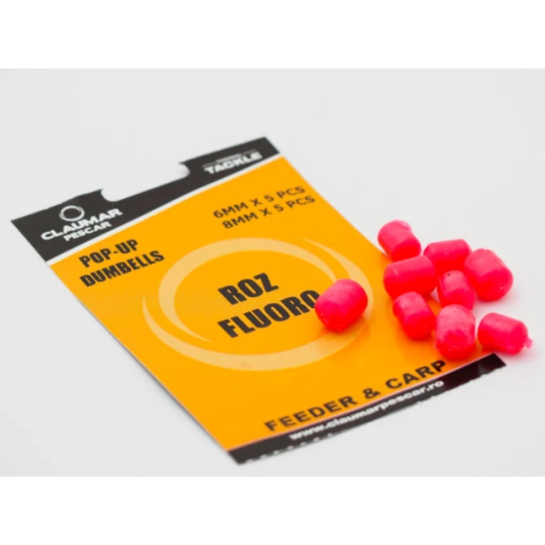 Pop Up Dumbells Claumar 10Und(5x6mm-5x8mm) Rosa