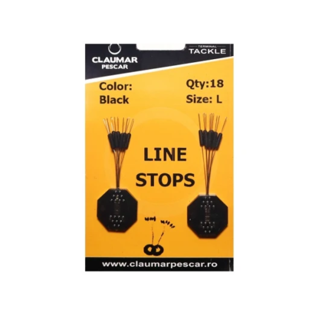 Topes De Silicona Claumar Negro 18 Und L