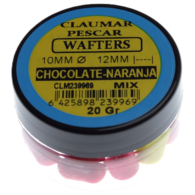 Wafters Claumar 10mm 20g Chocolate Naranja Amarillo-Rosa