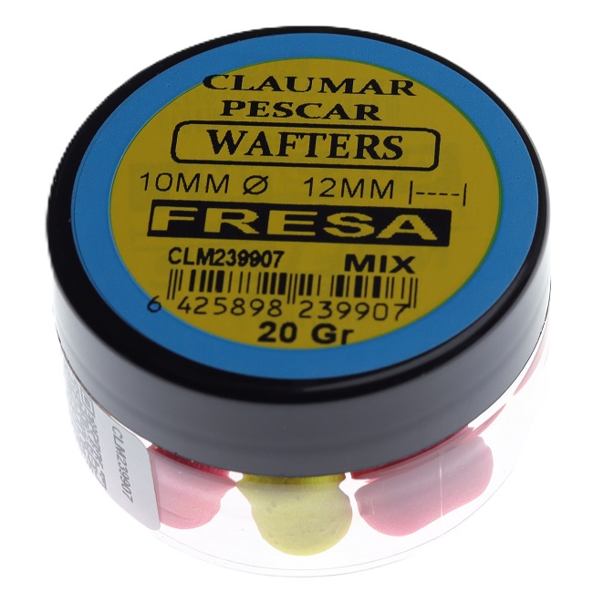 Wafters Claumar 10mm 20g Fresa Amarillo-Rosa