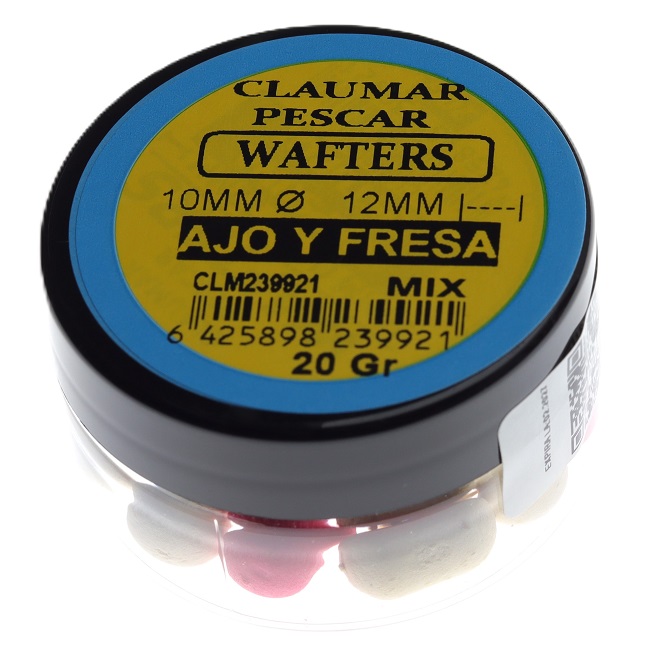 Wafters Claumar 10mm 20g Ajo Y Fresa Naranja-Rosa