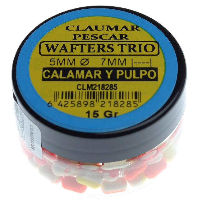 Wafters Trio Claumar Calamar & Pulpo Forte 15Gr 5-7mm