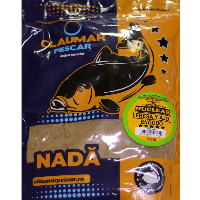 Engodo Feeder Claumar Nuclear Fresa Ajo 800gr