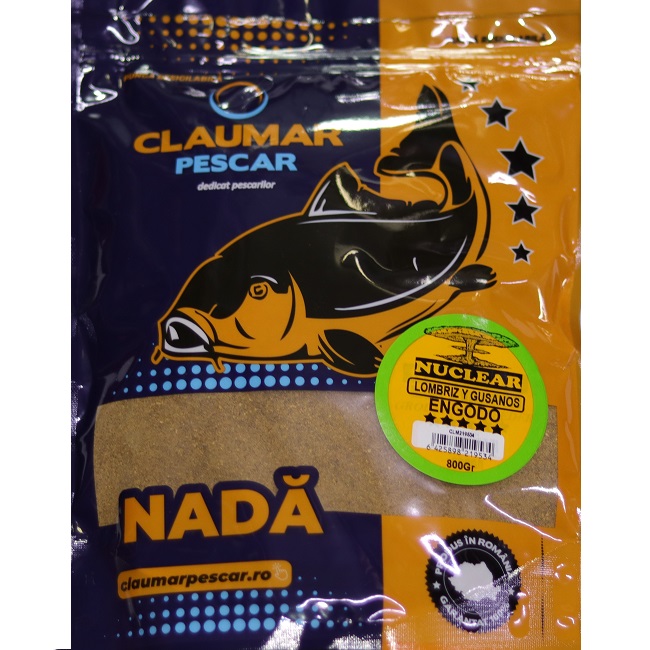 Engodo Feeder Claumar Nuclear Gusanos & Lombriz 800gr