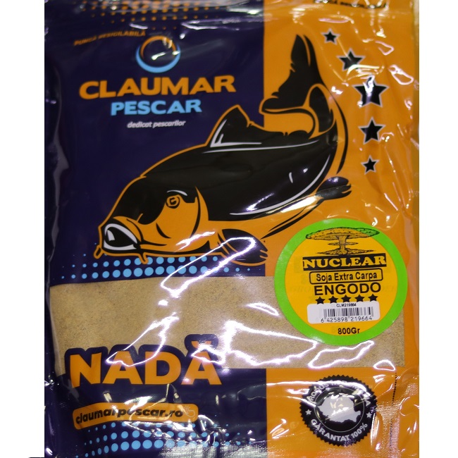 Engodo Feeder Claumar Nuclear Soja Extra Carp 800gr
