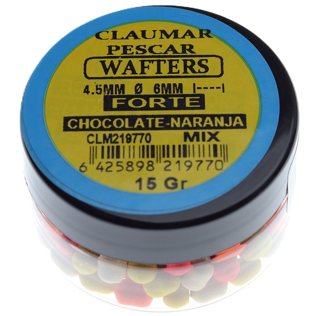Wafters Claumar Chocolate Naranja Forte Mix Color 15Gr 4.5-6mm