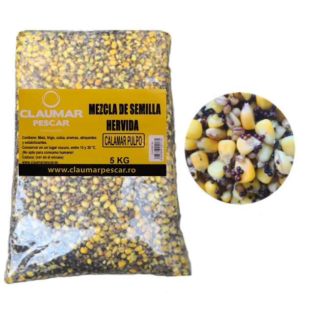 Mezcla De Semillas Claumar Squid Octopus 5KG