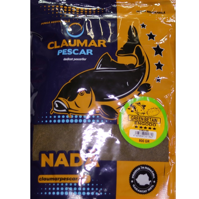 Engodo Feeder Claumar Premium Green Betain 800gr