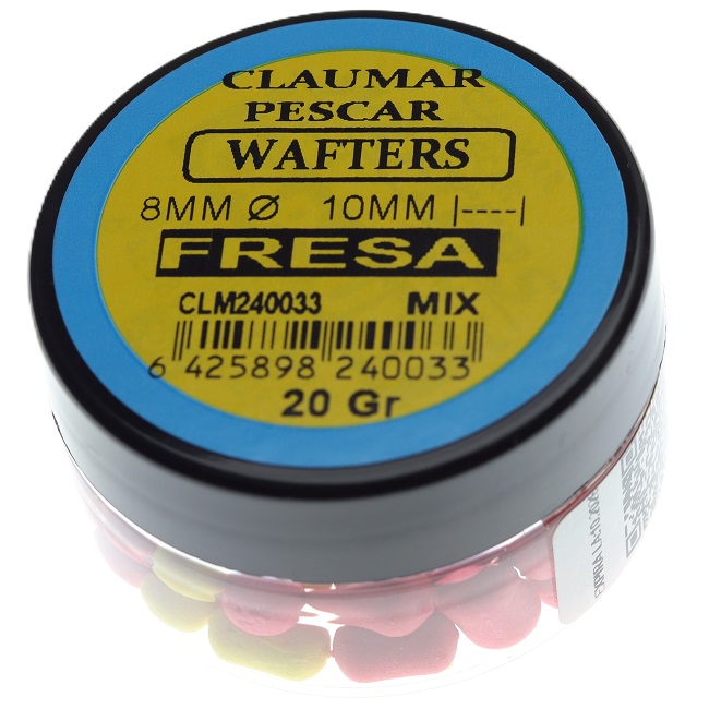 Wafters Claumar 8mm 20g Fresa Amarillo-Rosa
