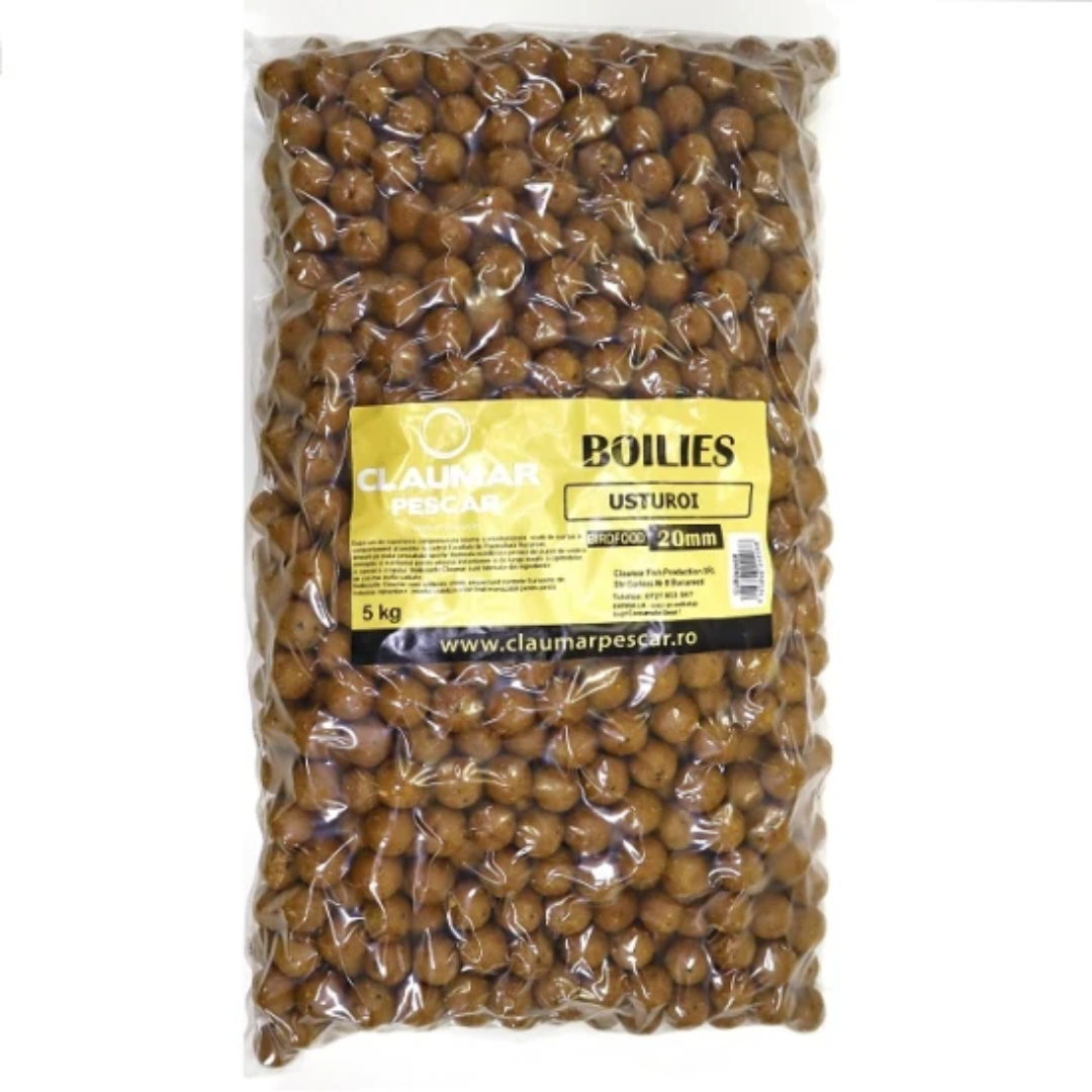 Boilies Claumar Birdfood Semi-Solubles Ajo 20mm 5 kg