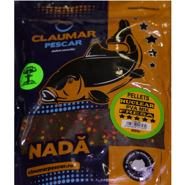 Pellets Claumar Nuclear Pva Mix Fresa 800GR