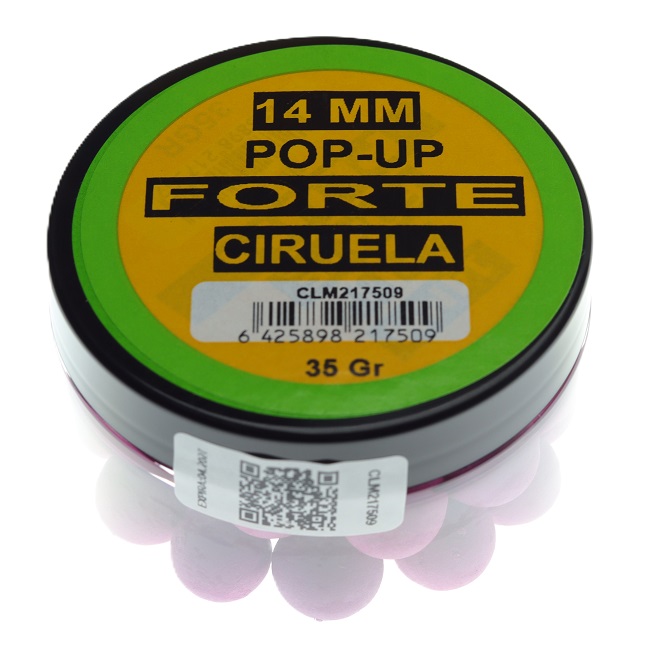 Pop Up Claumar Forte Ciruela Morado 35Gr 14mm
