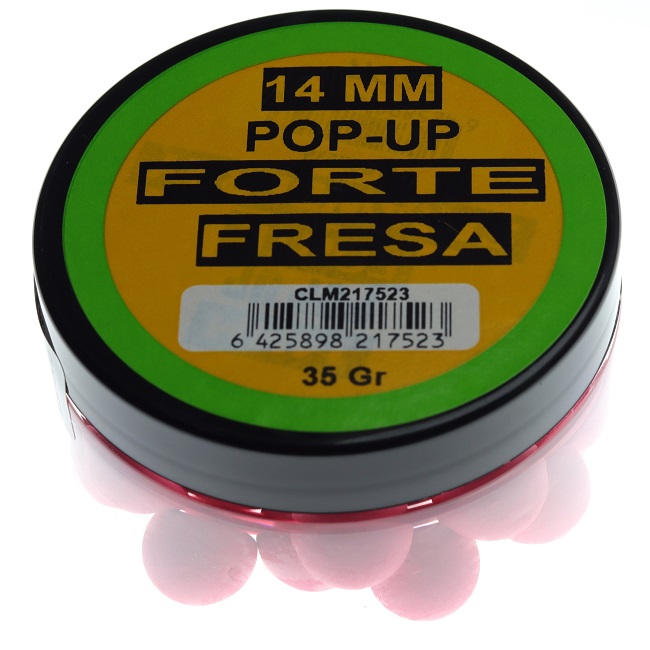 Pop Up Claumar Forte Fresa Rosa 35Gr 14mm
