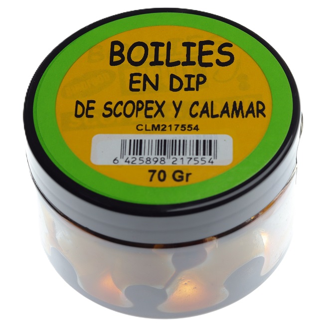 Boilies En Dip Scopex Squid 70 gr