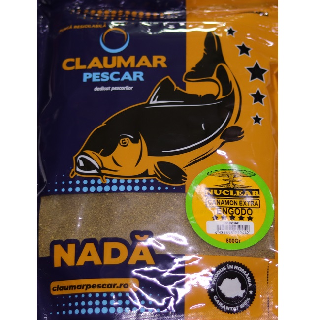 Engodo Feeder Claumar Nuclear Cañamon Extra 800gr