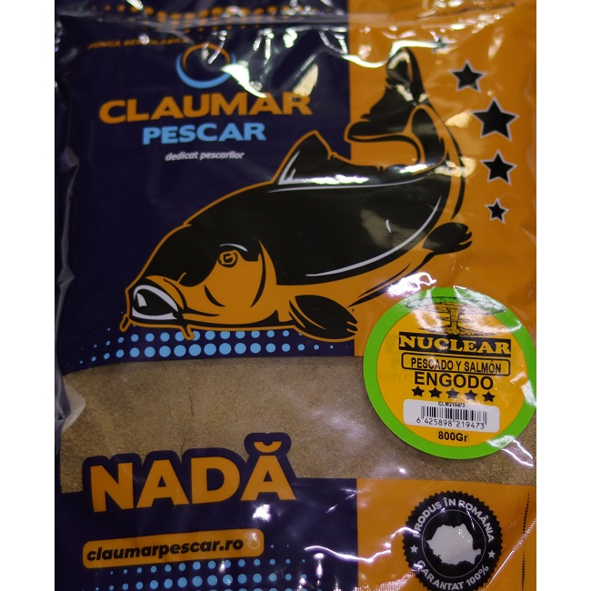 Engodo Feeder Claumar Nuclear Pescado & Salmon 800gr