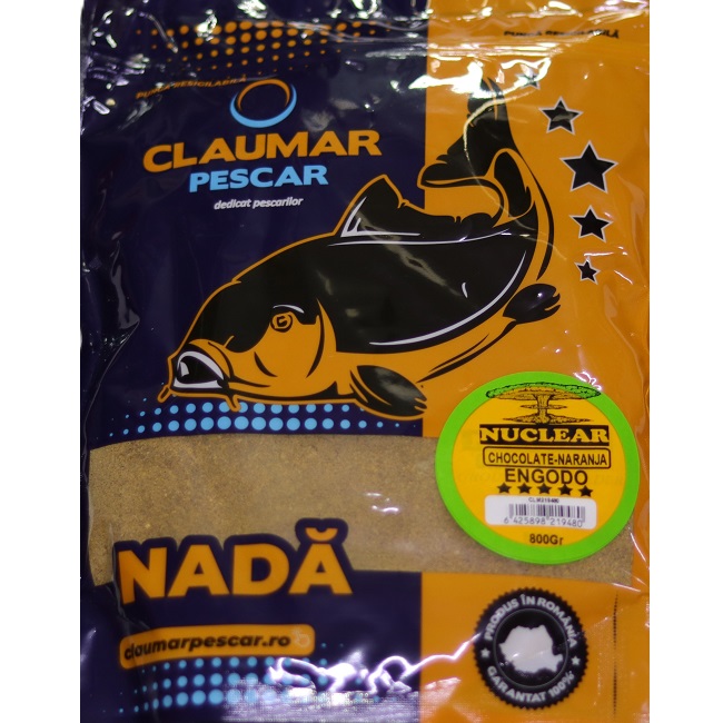 Engodo Feeder Claumar Nuclear Chocolate Naranja 800gr