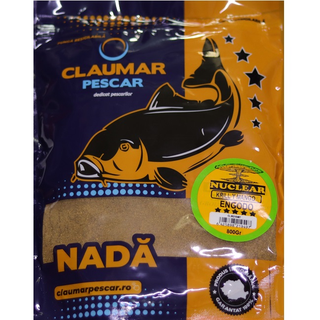 Engodo Feeder Claumar Nuclear Mango-Krill 800gr