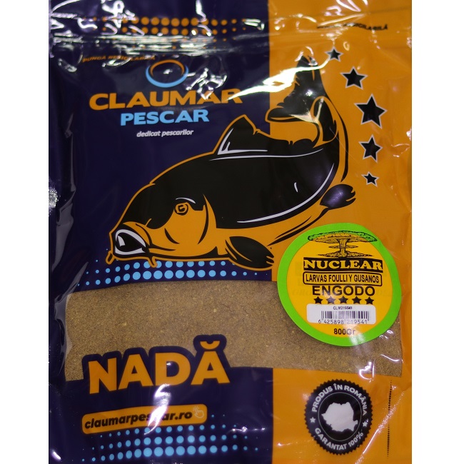 Engodo Feeder Claumar Nuclear Larvas Foulli Y Gusanos 800gr