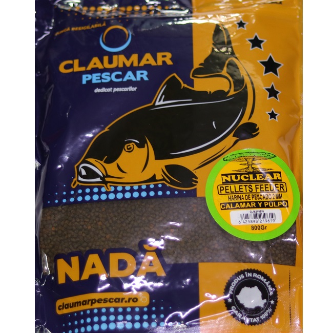 Pellets Feeder Claumar Nuclear Harina De Pescado Squid-Octopus 2mm 800gr