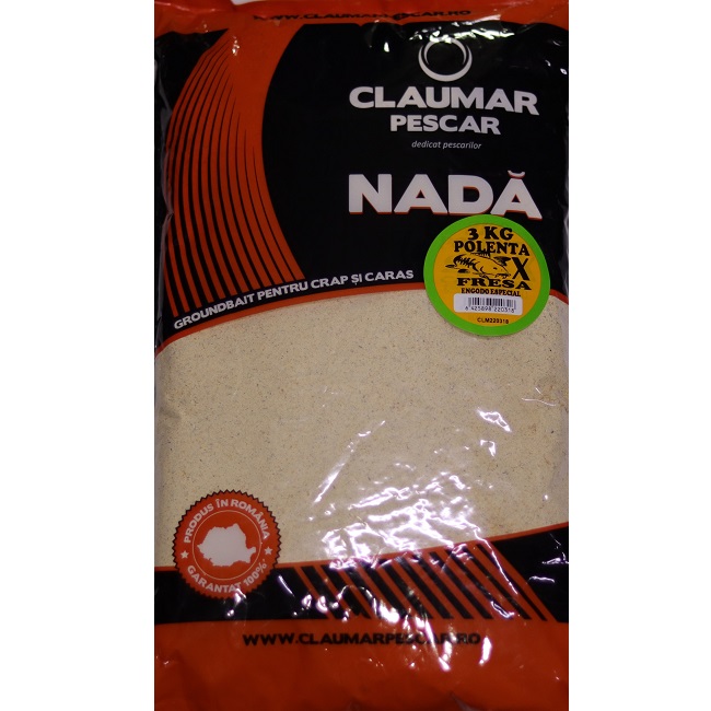 Engodo Claumar Especial PolentaX Fresa 3kg