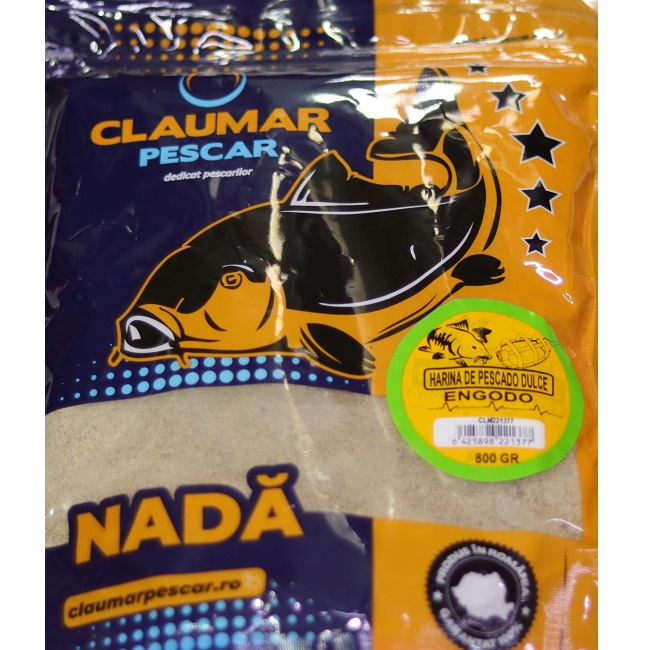 Engodo Feeder Claumar Harina De Pescado Dulce 800gr