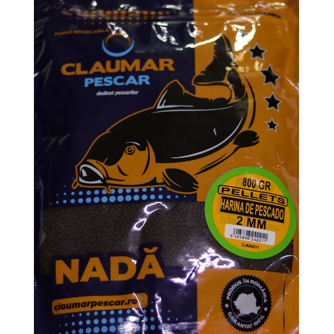 Pellets Claumar Harina De Pescado 2mm 800gr