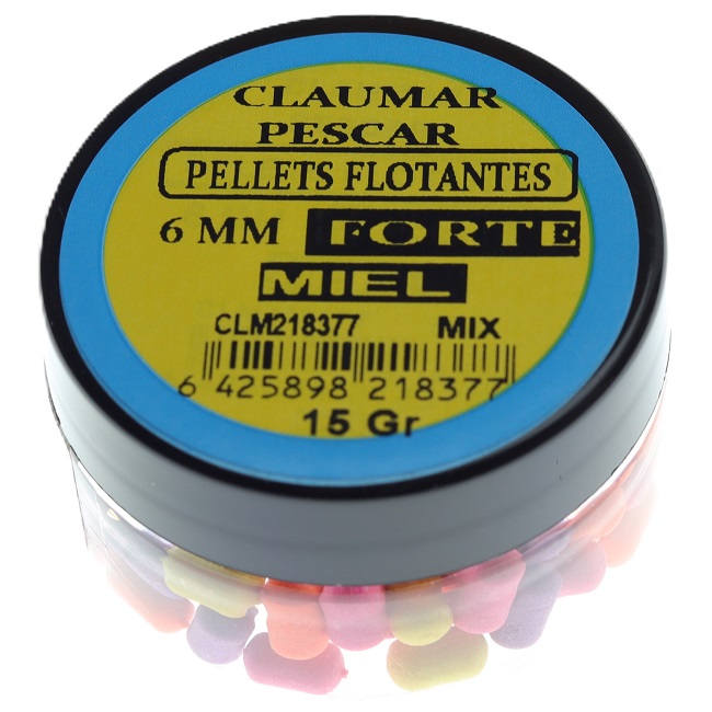 Pellets Flotantes Claumar Miel Forte 15GR 6MM