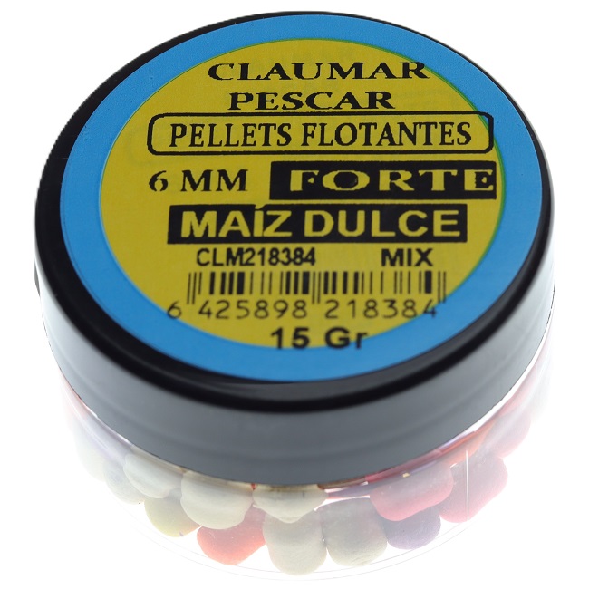 Pellets Flotantes Claumar Maiz Dulce  Forte 15GR 6MM