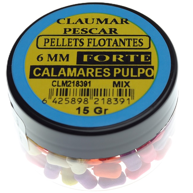 Pellets Flotantes Claumar SQUID OCTOPUS  Forte 15GR 6MM