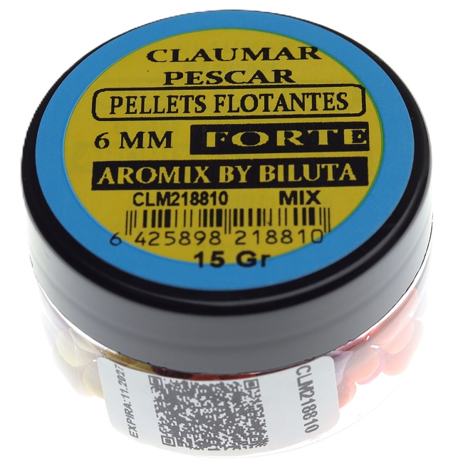 Pellets Flotantes Claumar Aromix By Biluta  Forte 15GR 6MM