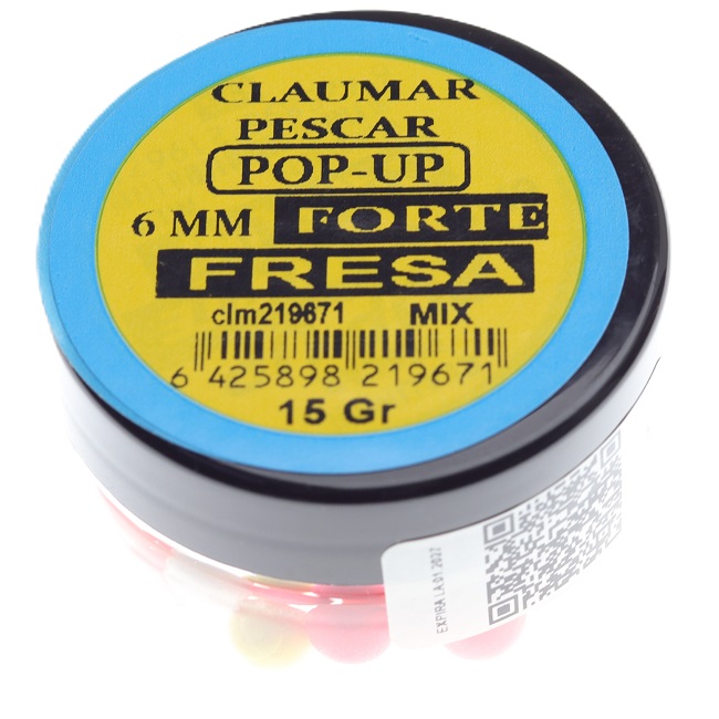 Pop Up Claumar Fresa Forte Mix Color 15Gr 6mm