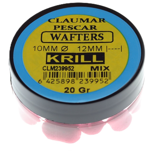 Wafters Claumar 10mm 20g Krill Rosa