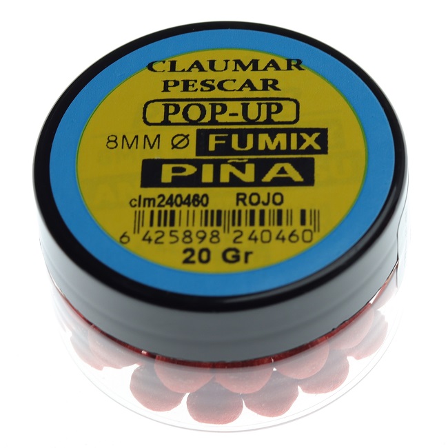 Pop Up Claumar Fumix 8mm 20g Piña Rojo
