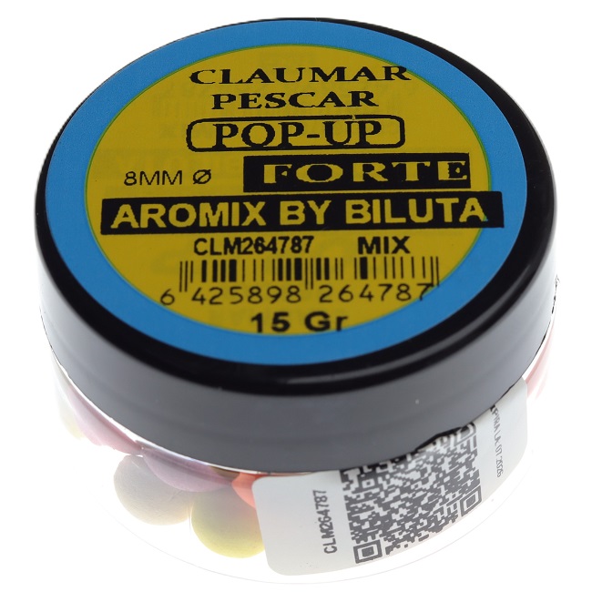 Pop Up Claumar Aromix By Biluta Forte Mix Color 15Gr 8mm