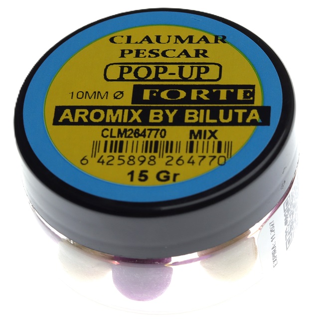 Pop Up Claumar Aromix By Biluta Forte Mix Color 15Gr 10mm