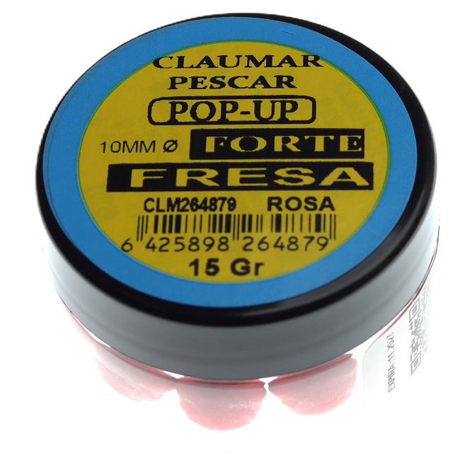 Pop Up Claumar Fresa Forte Rosa 15Gr 10mm