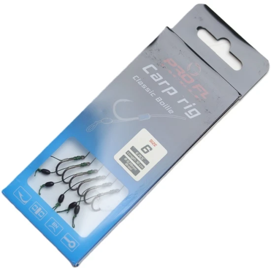 Anzuelos para carpas Pro Fl No. 6, 6 unidades
