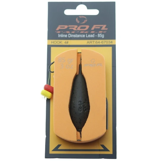 Pro Fl Leadcore Inline Distance 85g Anzuelo n.° 8