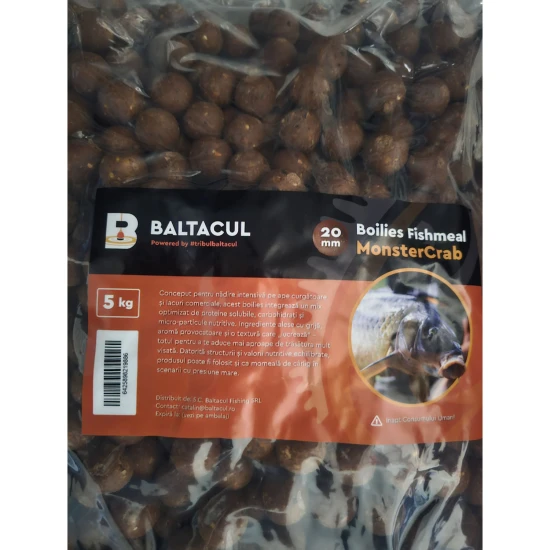 Boilies Baltacul Fishmeal Monstercrab, 20 mm, 5 kg