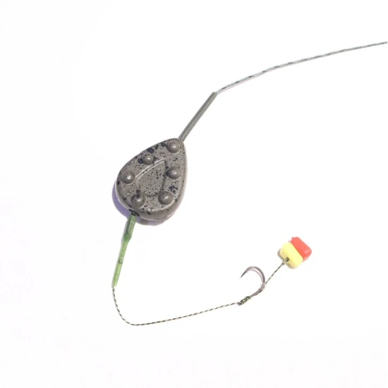 Montaje en línea Leadcore Fl Plomo plano 80 g Anzuelo n.° 2