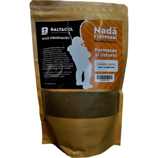 Cebo de harina de pescado Baltacul para Danubio / Cesta, Parmesano y Ajo, 800 g